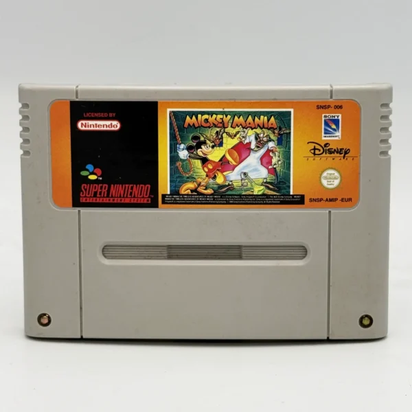 Mickey Mania Game PAL Cart Only For Super Nintendo SNES