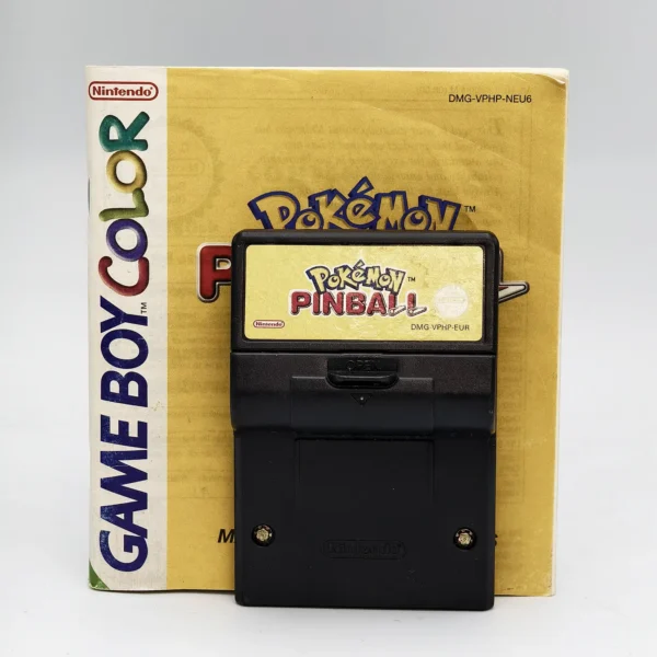 Pokemon Pinball PAL Game Cart & Manual For Nintendo Game Boy Color