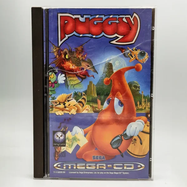 Puggsy PAL Game Complete In Box For Sega Mega CD