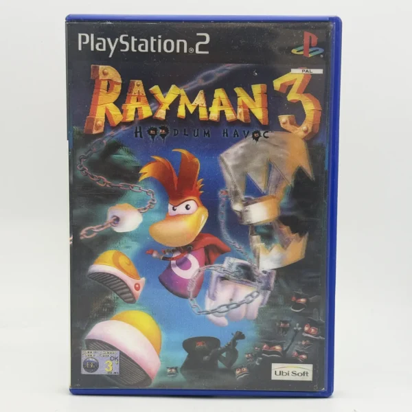 Rayman 3 Hoodlum Havoc Holographic Cover PAL Game Complete In Box For Sony PS2 Playstation 2