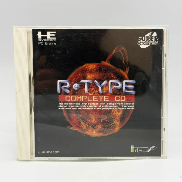 R-Type Complete CD JPN Game Complete In Box For NEC PC Engine CD