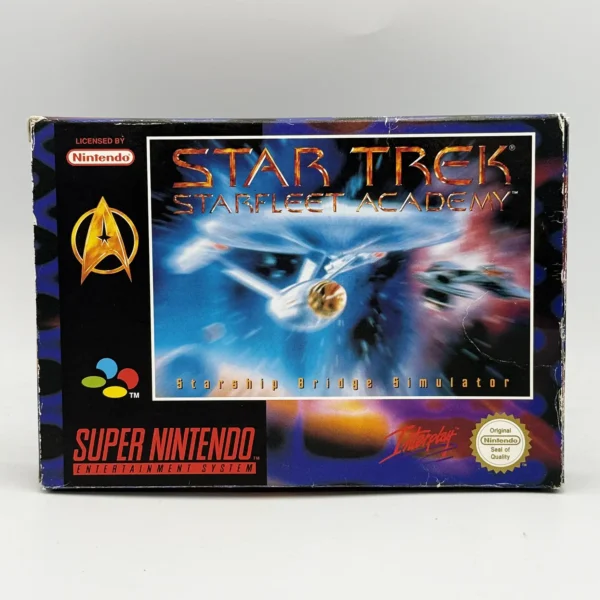 Star Trek Starfleet Academy PAL Game Complete In Box For Nintendo Super Nintendo SNES