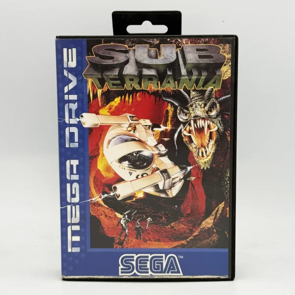 Sub Terrania PAL Game Complete In Box For Sega Mega Drive