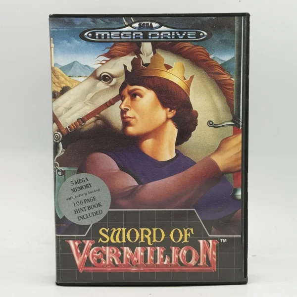 Sword Of Vermilion PAL Game Complete In Box For Sega Mega Drive