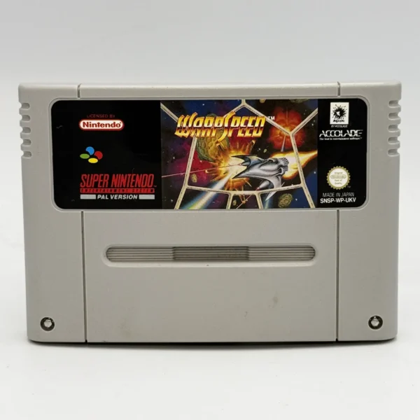 Warpspeed Game PAL Cart Only For Super Nintendo SNES
