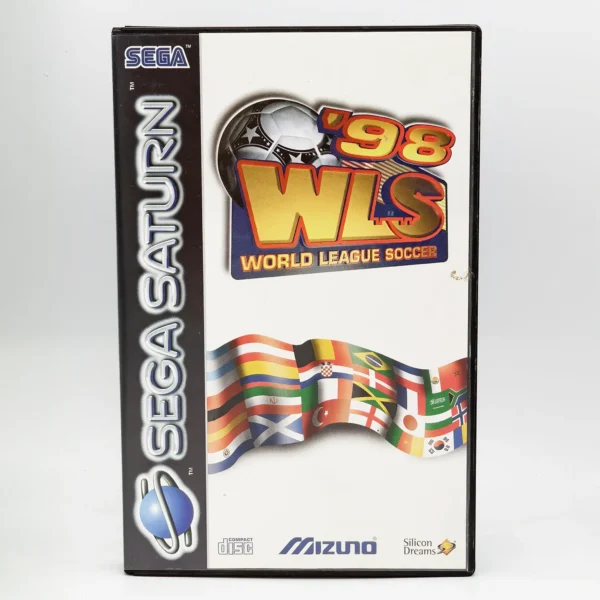 World League Soccer 98 England PAL Game Complete In Box For Sega Saturn