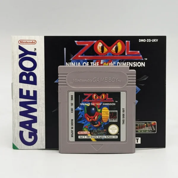 Zool PAL Game Cart & Manual For Nintendo Game Boy