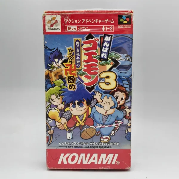 Ganbare Goemon 3 Shishi Mystical Ninja JPN Game Complete In Box For Nintendo Super Famicom