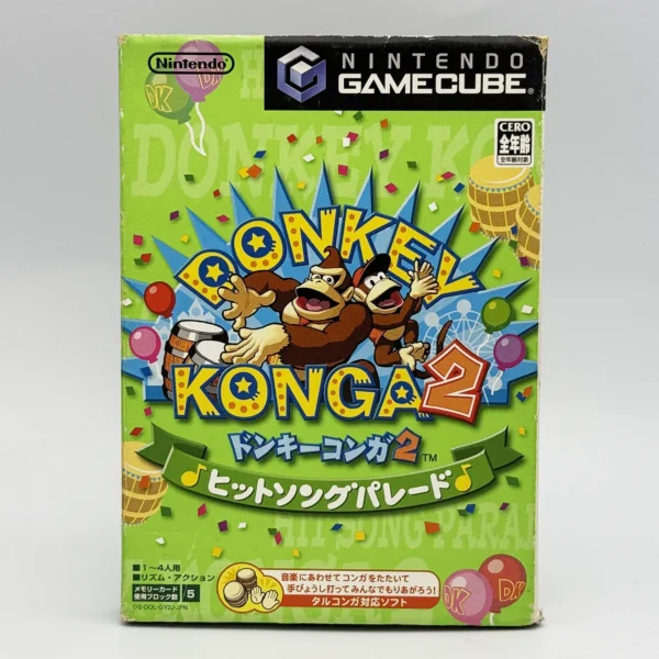 Donkey Konga 2 JPN Game Complete In Box For Nintendo Gamecube