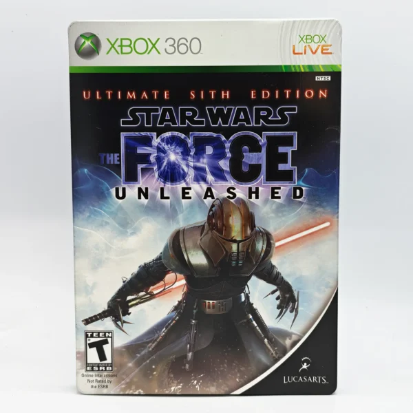 Star Wars The Force Unleashed Ultimate Sith Edition Steelbook USA Game Complete In Box For Microsoft Xbox 360