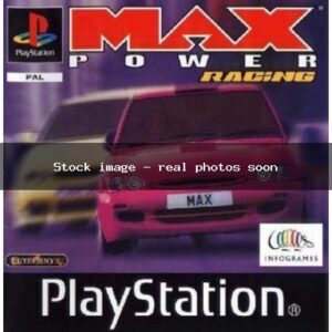 MAX POWER RACING PAL Game Complete In Box For Sony Playstation