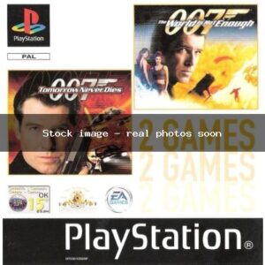 007 Tomorrow Never Dies / The World is Not Enough 2 Games PAL Game Complete In Box For Sony Playstation