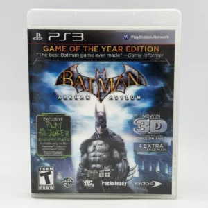 Batman Arkham Asylum HOLO Cover USA Game Complete In Box For Sony PS3 Playstation 3