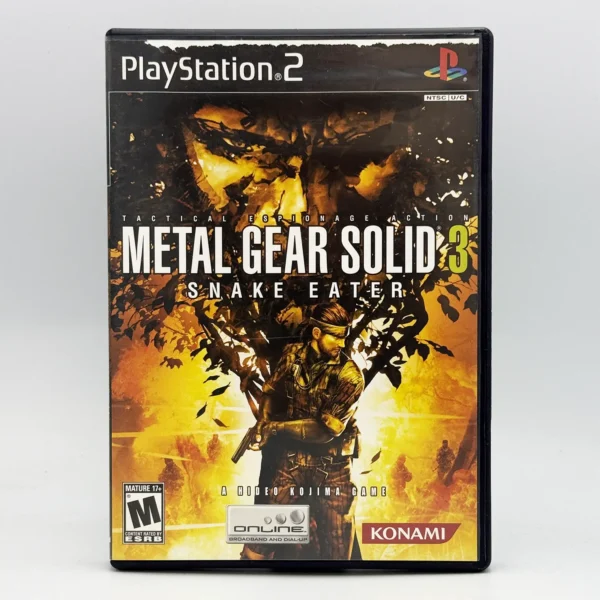 Metal Gear Solid 3 Snake Eater USA Game Complete In Box For Sony PS2 Playstation 2