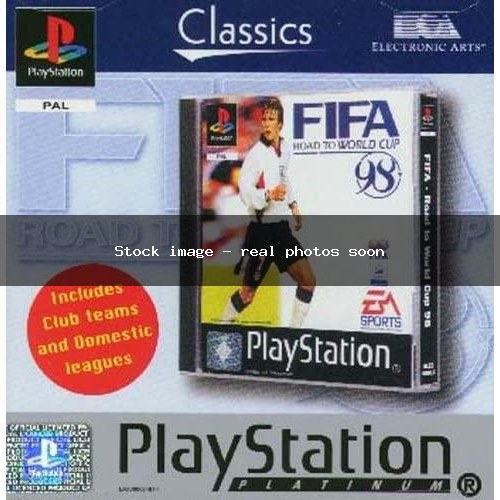 FIFA Road To The World Cup 98 Platinum PAL Game Complete In Box For Sony Playstation