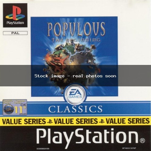 POPULOUS The Beginning (EA Classics) PAL Game Complete In Box For Sony Playstation