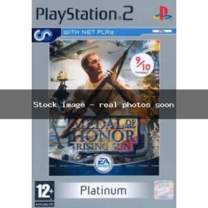 Medal Of Honor Rising Sun Platinum PAL Game Complete In Box For Sony PS2 Playstation 2
