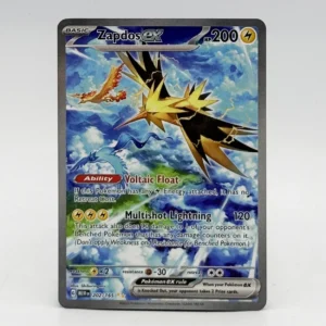 Zapdos EX 202/165 2023 151 Special Illustration Rare Holo Near Mint