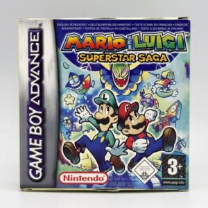 Mario & Luigi Superstar Saga PAL Game Complete In Box For Nintendo Game Boy Advance