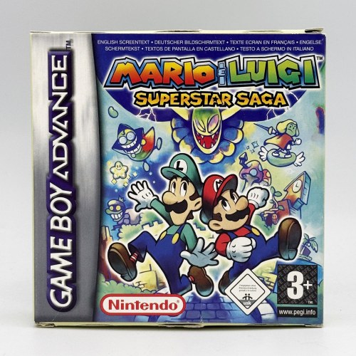 Mario & Luigi Superstar Saga PAL Game Complete In Box For Nintendo Game Boy Advance