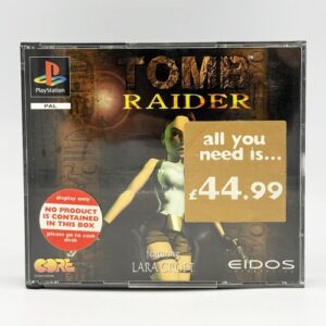 Tomb Raider (double case) PAL Game Complete In Box For Sony Playstation