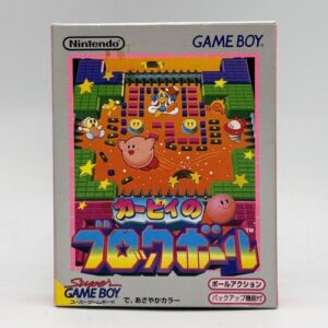 Kirby's Block Ball JPN Game Complete In Box For Nintendo Game Boy