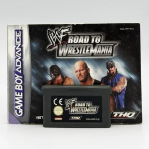 WWF Road to WrestleMania PAL Game Cart & Manual For Nintendo Game Boy Advance